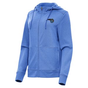 Antigua Fantastic Orlando Magic Women's Heather Blue Seeker Full Zip Hoodie Jacket Flash sale! Snag this great jersey at a discounted price.