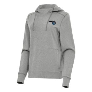 Antigua Orlando Magic Women's Amazing Heather Gray Justice Pullover Hoodie Be a part of the action! Get this game - ready jersey.