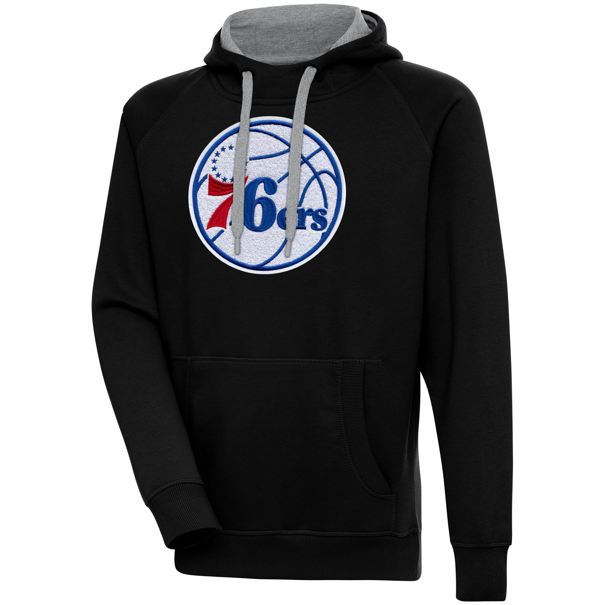 Antigua Stunning Philadelphia 76ers Black Victory Pullover Hoodie Gift idea! Surprise a sports fan with this amazing jersey.