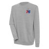 Antigua Philadelphia 76ers Heather Gray Terrific Victory Pullover Sweatshirt Designed for performance! Get this functional jersey.