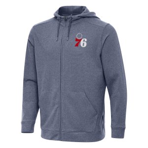 Antigua Philadelphia 76ers Heather Impressive Navy Effortless Full Zip Hoodie Jacket Fan favorite! Join thousands who love this premium jersey.