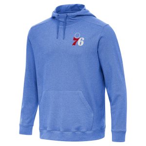 Antigua Philadelphia 76ers Heather Royal Cloud Pullover Hoodie Gorgeous Be the first! Order this trendy jersey ahead of the crowd.