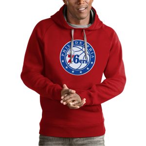 Antigua Splendid Philadelphia 76ers Red Team Logo Victory Pullover Hoodie Fan favorite! Join thousands who love this premium jersey.