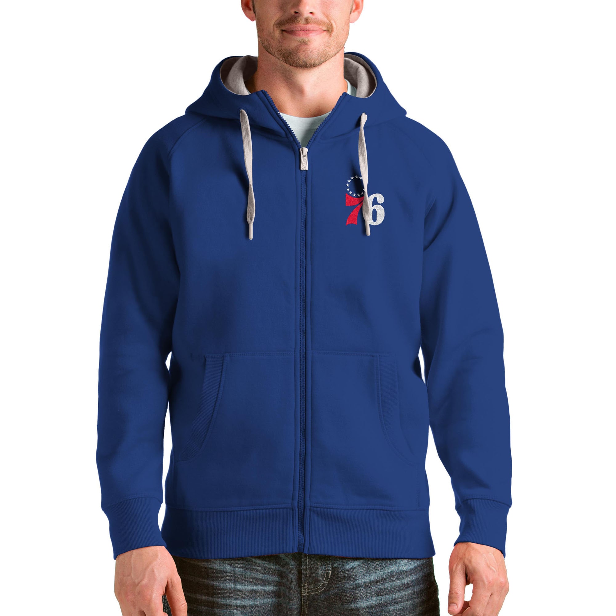 Antigua Philadelphia Superior 76ers Royal Logo Victory Full Zip Hoodie Fan favorite! Join thousands who love this premium jersey.