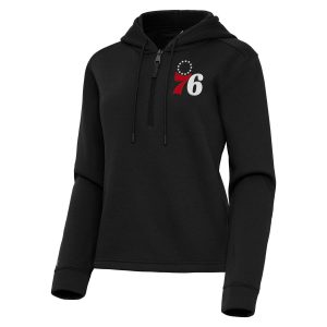 Antigua Unique Philadelphia 76ers Women's Black Contemporary Quarter Zip Hoodie Fan favorite! Join thousands who love this premium jersey.