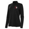 Antigua Philadelphia Sophisticated 76ers Women's Black Reprocess Quarter Zip Top Collector's item! A rare addition to any collection.