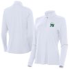 Antigua Philadelphia 76ers Women's White Glamorous St. Patrick's Day Intent Quarter Zip Top New arrival! Check out this fresh and exciting jersey.