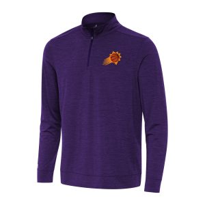 Antigua Phoenix Suns Heather Purple Bright Quarter Admirable Zip Top New arrival! Check out this fresh and exciting jersey.