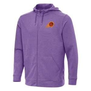 Antigua Phoenix Suns Heather Purple Effortless Full Zip Hoodie Jacket Delightful High - demand item! Order this sought - after jersey immediately.