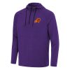 Antigua Phoenix Suns Heather Purple Spikes Raglan Quarter Zip Hoodie Premium - grade Upgrade your fan gear! Order this premium jersey today.