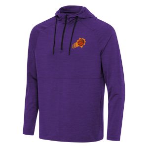 Antigua Phoenix Suns Heather Purple Spikes Raglan Quarter Zip Hoodie Premium - grade Upgrade your fan gear! Order this premium jersey today.