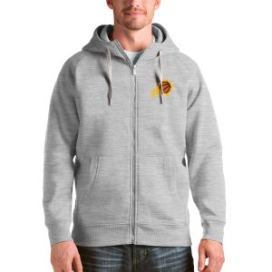 Antigua Magnificent Phoenix Suns Heathered Gray Logo Victory Full Zip Hoodie Be the first! Order this trendy jersey ahead of the crowd.