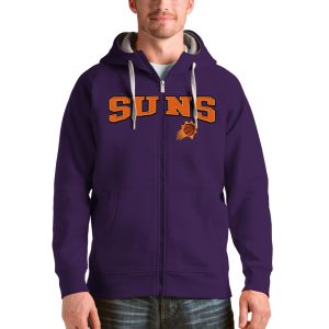 Antigua Phoenix Suns Purple Superb Victory Full Zip Hoodie Show your dedication! Own this special jersey for your team.