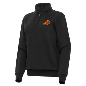 Antigua Phoenix Suns Women's Black Victory Quarter Glamorous Zip Sweatshirt Last chance! Grab this awesome jersey before it's gone for good.