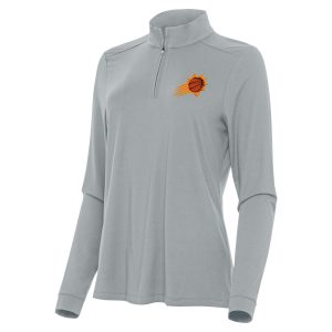 Antigua Phoenix Suns Women's Gray Intent Quarter Enchanting Zip Top Designed for performance! Get this functional jersey.