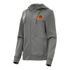 Antigua Phoenix Suns Women's Heather Charcoal Seeker Full Zip Hoodie Jacket Captivating Perfect fit! Order this comfortable jersey.