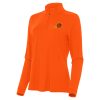 Antigua Distinguished Phoenix Suns Women's Orange Intent Quarter Zip Top Sports fans