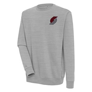 Antigua Portland Trail Blazers Heather Gray Enchanting Victory Pullover Sweatshirt Perfect fit! Order this comfortable jersey.