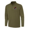 Antigua Remarkable Portland Trail Blazers Olive Reprocess Quarter Zip Top Proven quality! Invest in this reliable jersey.