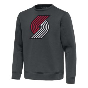 Antigua Portland Trail Blazers Pewter Relevant Pullover Sweatshirt Marvelous For the true fans! Secure this authentic jersey now.
