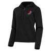 Antigua Portland Trail Blazers Women's Stylish Black Contemporary Quarter Zip Hoodie Unbeatable style! Get this stylish jersey now.