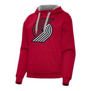 Antigua Premium - grade Portland Trail Blazers Women's Red Victory Pullover Hoodie Enhance your game - day look! Get this fashionable jersey.