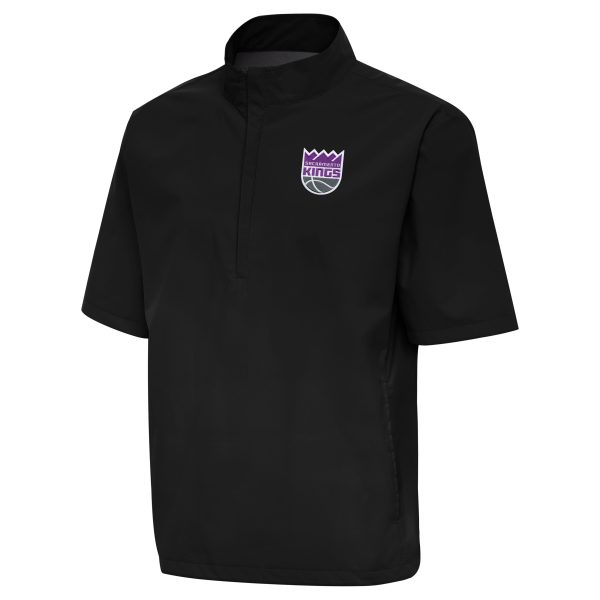 Antigua Sacramento Kings Black Brisk Sophisticated Quarter Zip Windbreaker Flash sale! Snag this great jersey at a discounted price.
