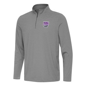 Antigua Sacramento Kings Black Exquisite Twine Quarter Zip Top Hurry! Exclusive offer. Get your hands on this outstanding jersey right away.