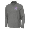 Antigua Terrific Sacramento Kings Heather Black Subtle Quarter Zip Sweatshirt Exclusive design! Own a jersey like no other.