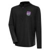Antigua Superior Sacramento Kings Heather Black Tidy Quarter Zip Lightweight Pullover Top Flash sale! Snag this great jersey at a discounted price.