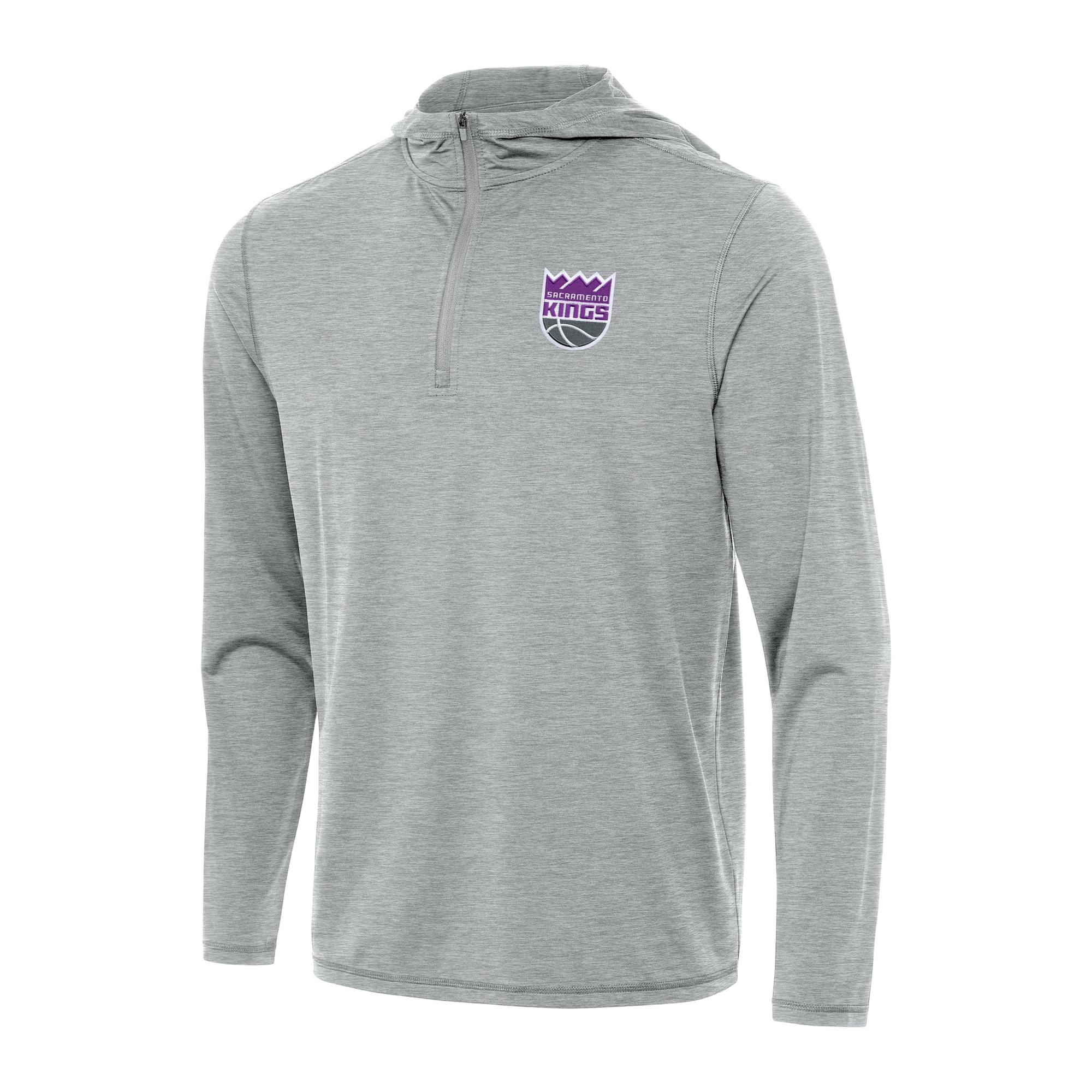 Antigua Sacramento Kings Heather Striking Gray Tidy Quarter Zip Hoodie Gift idea! Surprise a sports fan with this amazing jersey.