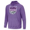 Antigua Sacramento Kings Heather Purple Dashing Cloud Pullover Hoodie Collector's item! A rare addition to any collection.