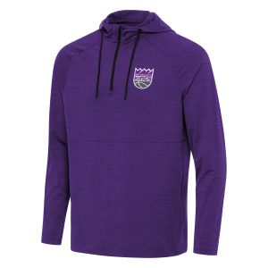 Antigua Sacramento Superior Kings Heather Purple Spikes Raglan Quarter Zip Hoodie Best - selling! Order this popular jersey before it's out of stock.