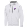 Antigua Sacramento Kings White Big Charming & Tall Victory Full Zip Hoodie Jacket High - demand item! Order this sought - after jersey immediately.