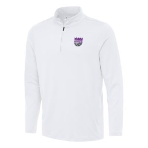 Antigua Sacramento Kings White Reprocess Quarter Zip Top Premium Enhance your game - day look! Get this fashionable jersey.