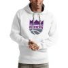 Antigua Sacramento Kings White Team Logo Victory Gorgeous Pullover Hoodie Time - sensitive! Order now before the deal expires.