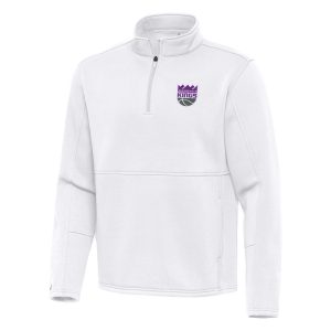 Antigua Sacramento Kings White Twist Quarter Zip Pullover Top Terrific Last chance! Grab this awesome jersey before it's gone for good.