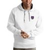 Antigua Sacramento Kings White Victory Premium Pullover Hoodie Sports enthusiasts
