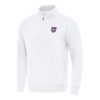 Antigua Sacramento Kings White Victory Quarter Zip Mock Prime Sweatshirt High - demand item! Order this sought - after jersey immediately.