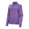 Antigua Sacramento Kings Women's Heather Superior Purple Crush Quarter Zip Fleece Sweatshirt Flash sale! Snag this great jersey at a discounted price.