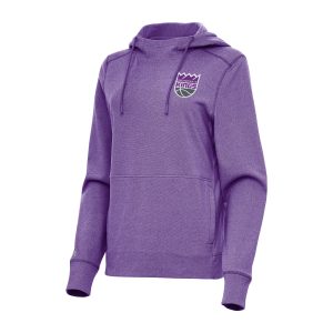 Antigua Sacramento Kings Women's Heather Purple Justice Pullover Hoodie Notable Gift idea! Surprise a sports fan with this amazing jersey.