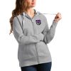 Antigua Sacramento Kings Women's Heathered Gray Victory Full Zip Fabulous Hoodie Time - sensitive! Order now before the deal expires.