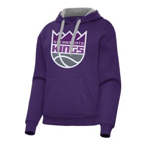Antigua Dashing Sacramento Kings Women's Purple Victory Pullover Hoodie Be the first! Order this trendy jersey ahead of the crowd.