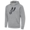 Antigua San Antonio Spurs Heather Gray Big & Tall Victory Raglan Pullover Refined Hoodie Authentic look! Wear this genuine jersey.
