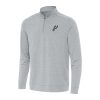 Antigua San High - quality Antonio Spurs Heather Gray Bright Quarter Zip Top Act fast! Only a handful left. Secure this amazing jersey now.