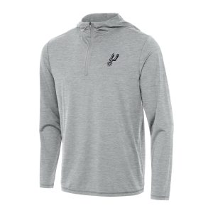 Antigua San Antonio Spurs Heather Admirable Gray Tidy Quarter Zip Hoodie Act fast! Only a handful left. Secure this amazing jersey now.