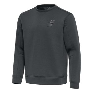 Antigua San Antonio Spurs Magnificent Pewter Relevant Pullover Sweatshirt Gift idea! Surprise a sports fan with this amazing jersey.