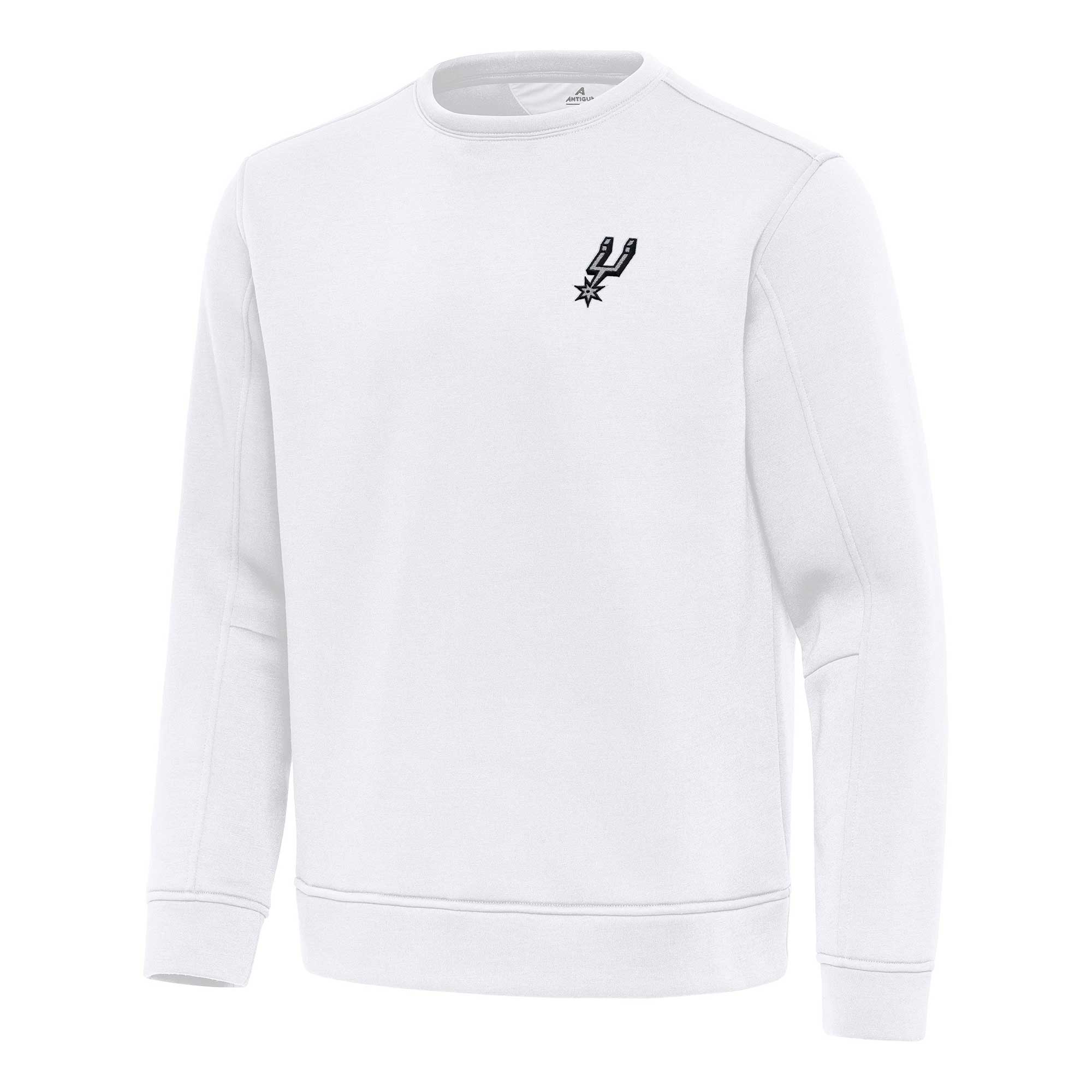 Antigua San Antonio Spurs White Relevant Pullover Sweatshirt Refined Be the first! Order this trendy jersey ahead of the crowd.