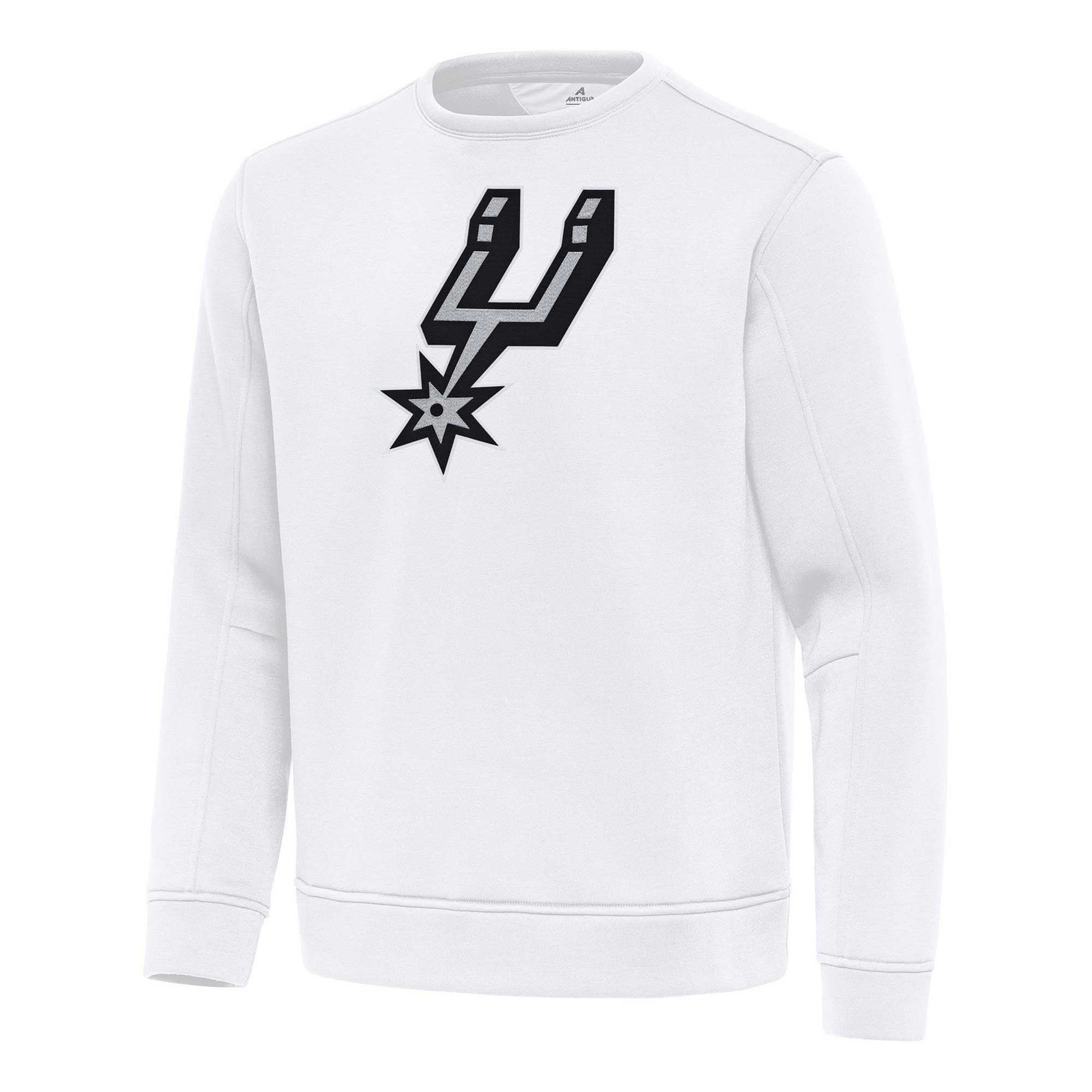 Antigua San Antonio Spurs White Relevant Pullover Sophisticated Sweatshirt Sports enthusiasts