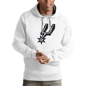 Antigua San Antonio Spurs Marvelous White Team Logo Victory Pullover Hoodie For a short time only! Don't miss out on this fantastic jersey.